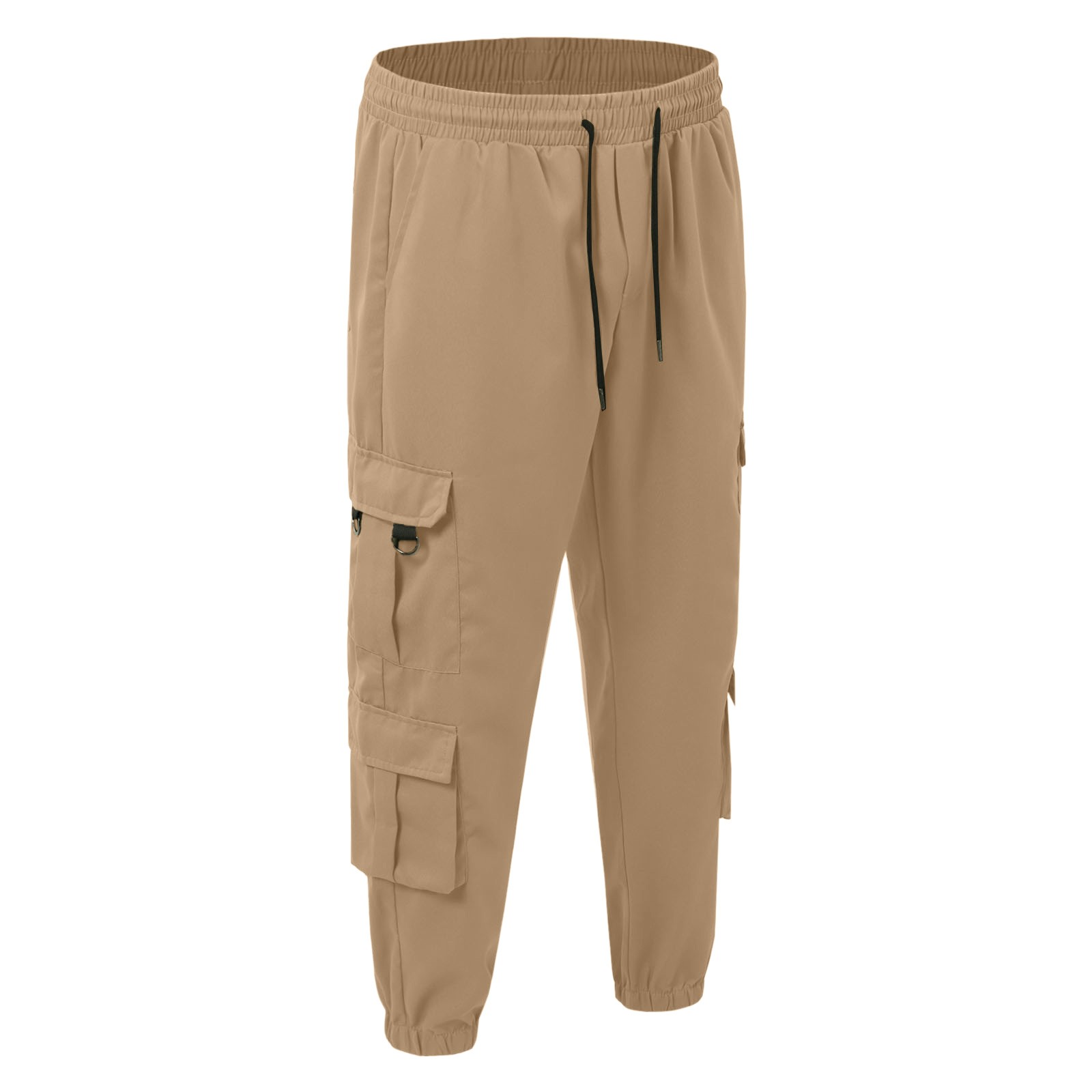 thumbnail image 4 of Pantalones cargo para hombre - Pantalones de chándal de pana para exterior - Poliéster, corte cónico, bolsillos utilitarios, tallas S-XXL, 4 of 6